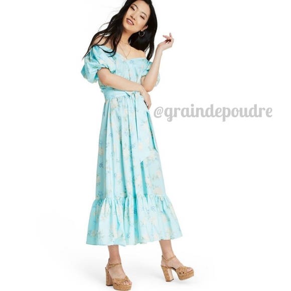 Rare! πHPπ LoveShackFancy Estelle Target Blue Puff Dress - Picture 5 of 12